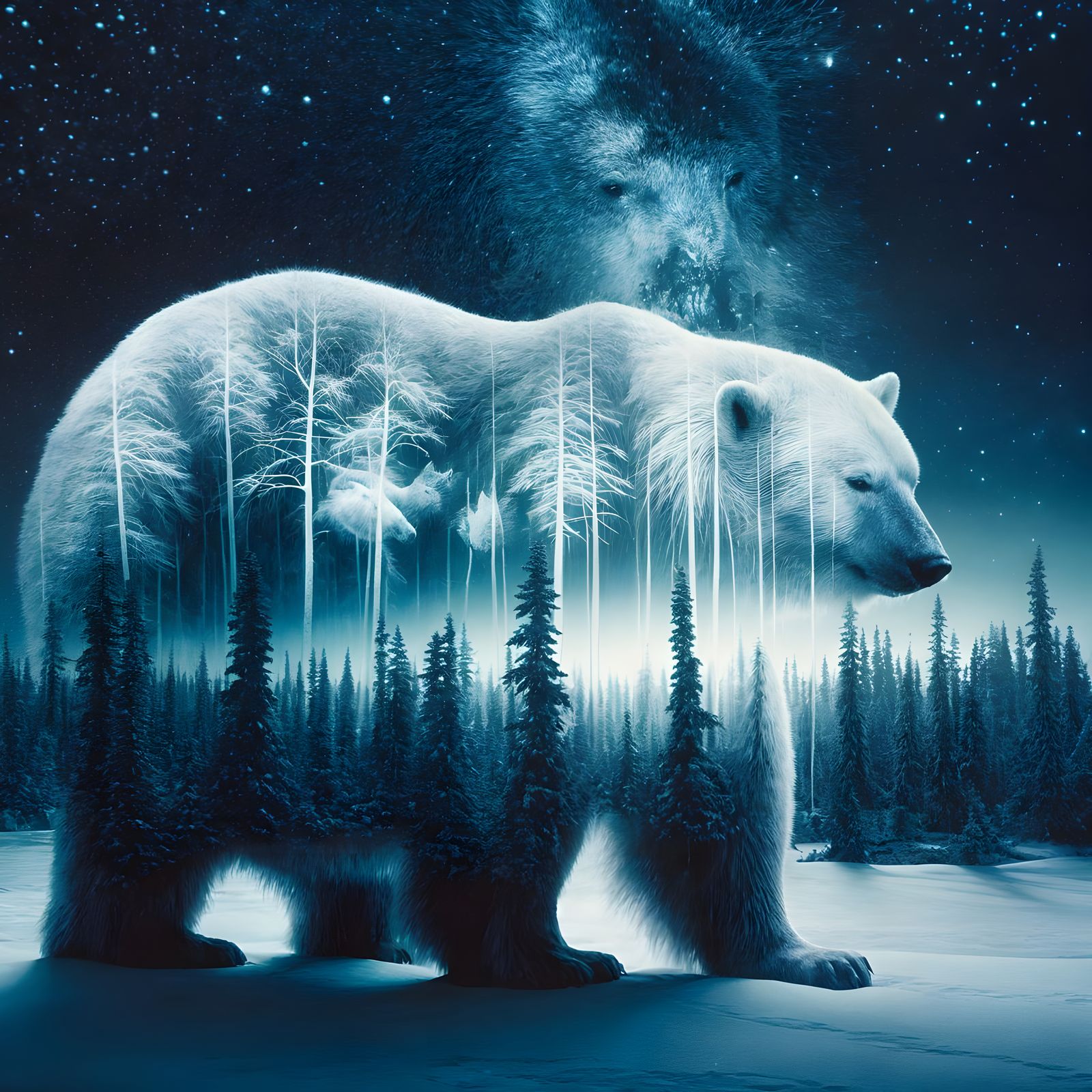 Arctic Bear  by @Tesham