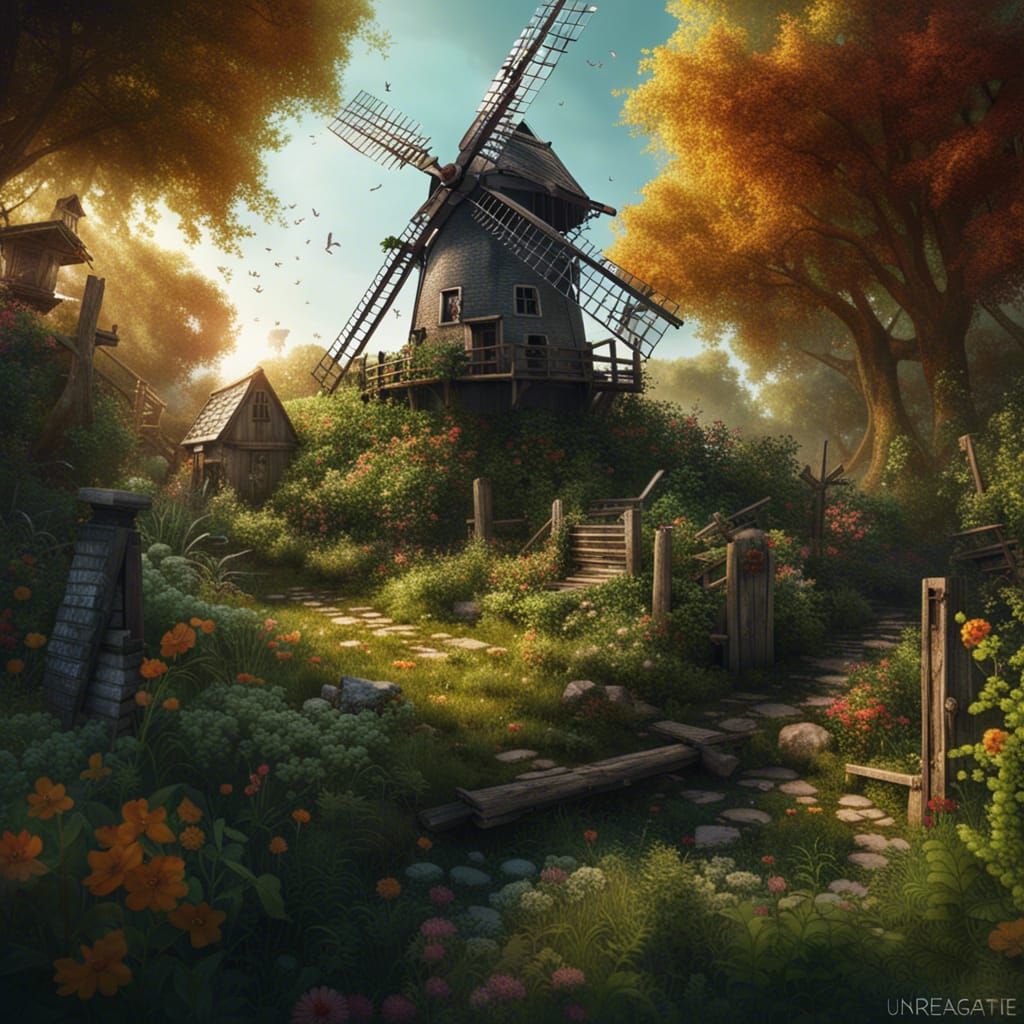 In the middle of the garden  by @Vita