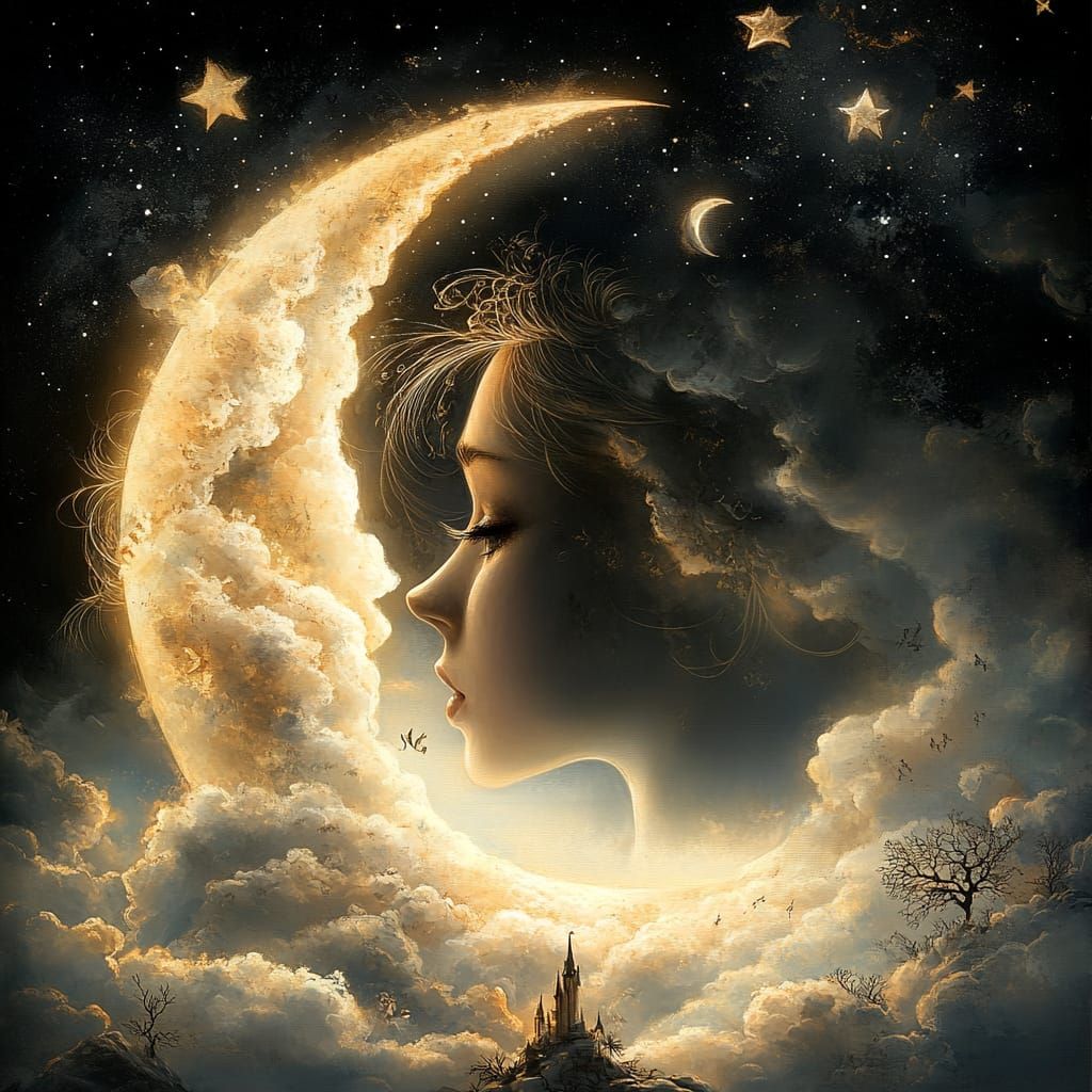 moon dreaming  by @Angelika