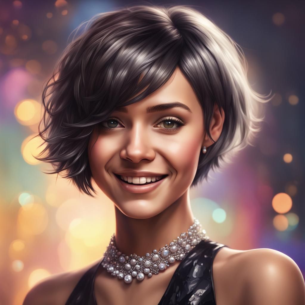 Girl with platinum jewels!