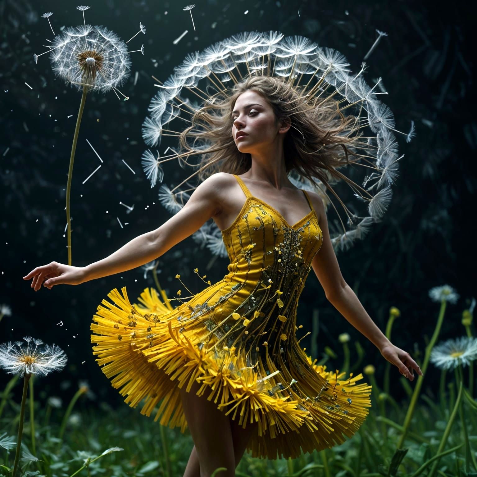 Dandelion Dancer Dreamscape  by @Cyliena Velnarin