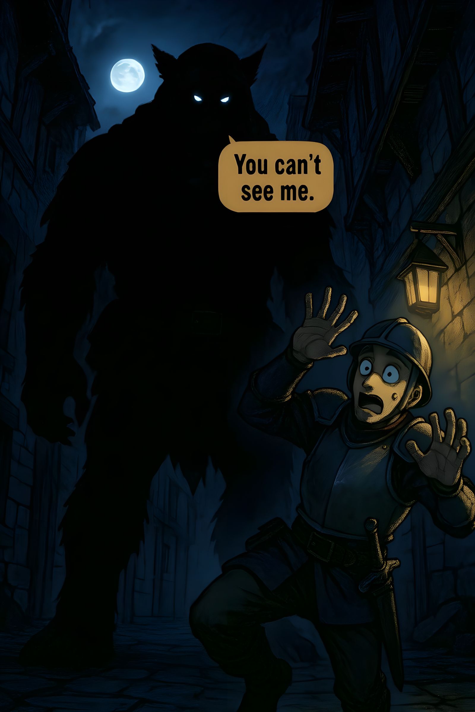 Gron Thundershadow, Bugbear Rogue... "Master" of stealth.