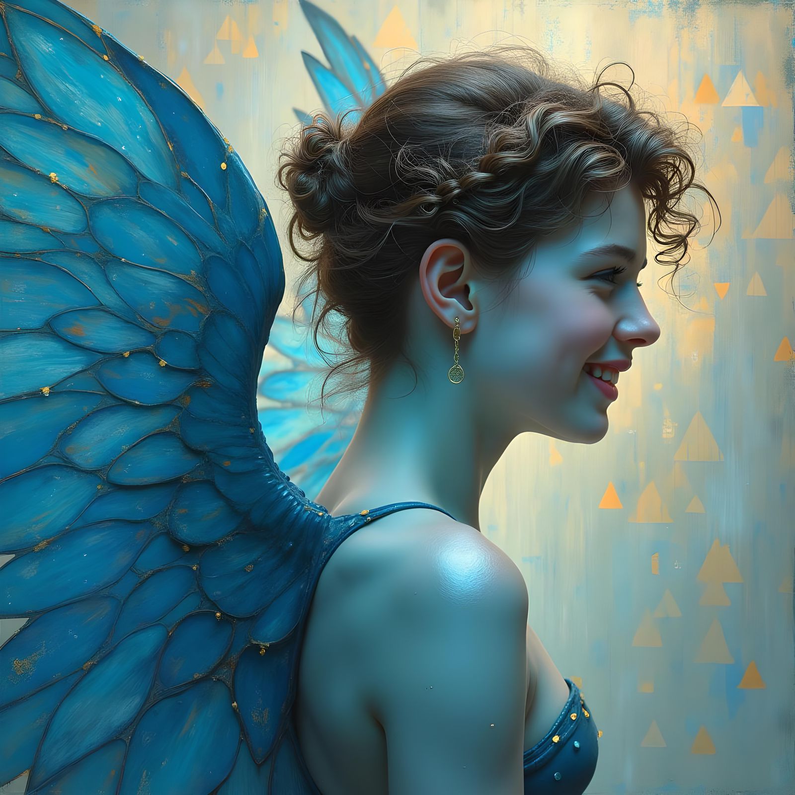 Blue angel  by @DeeB