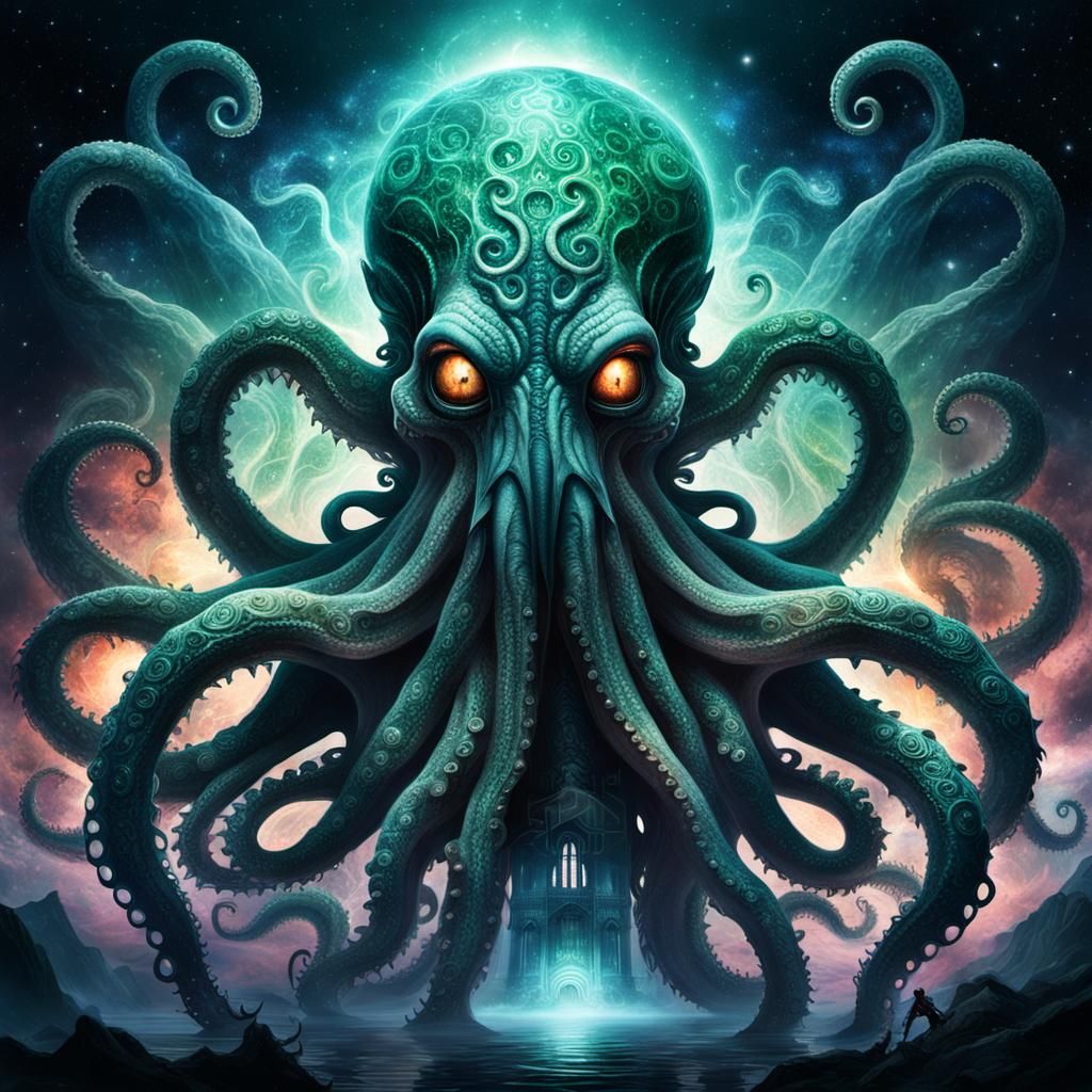 Cthulu - AI Generated Artwork - NightCafe Creator