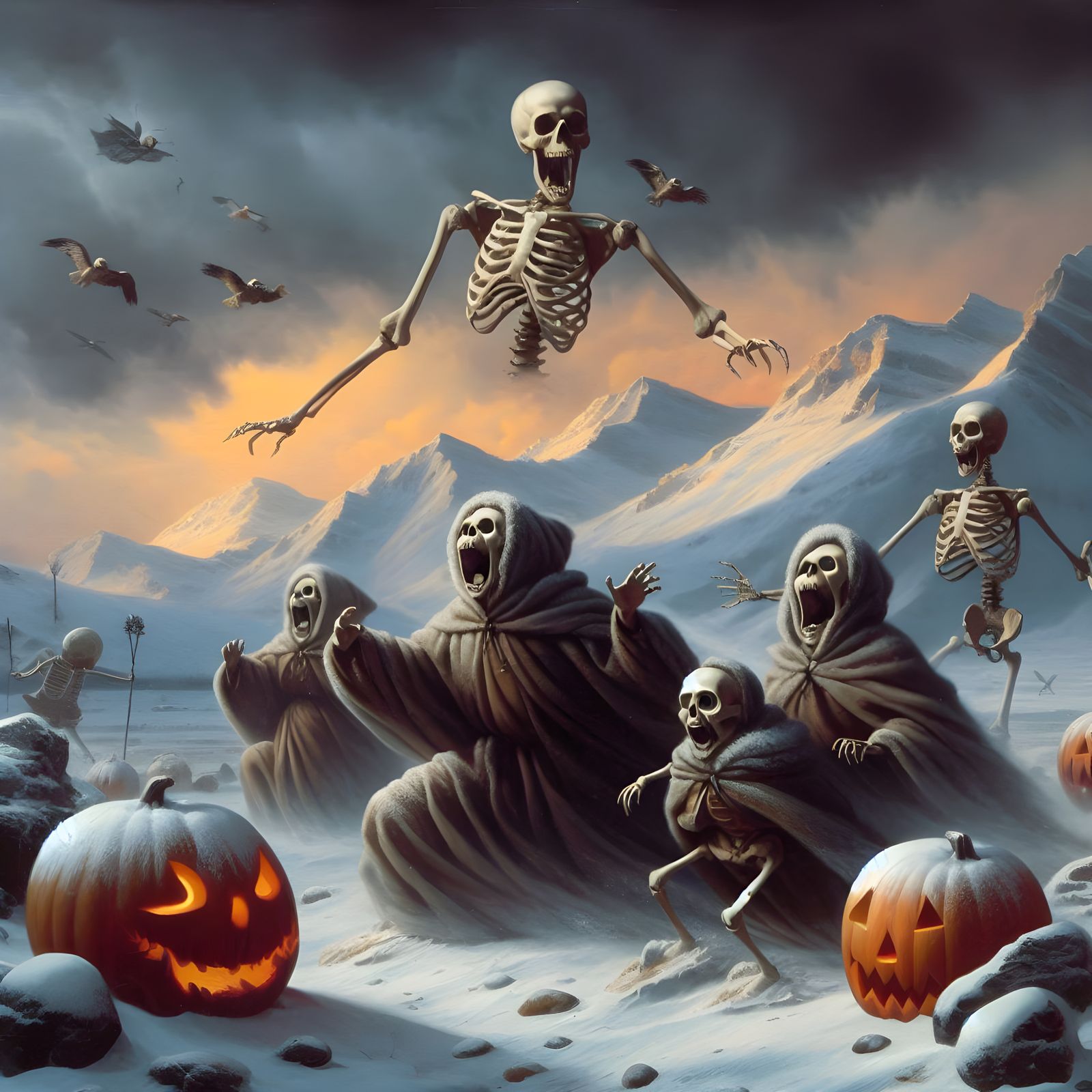 Evolving skeletons 6