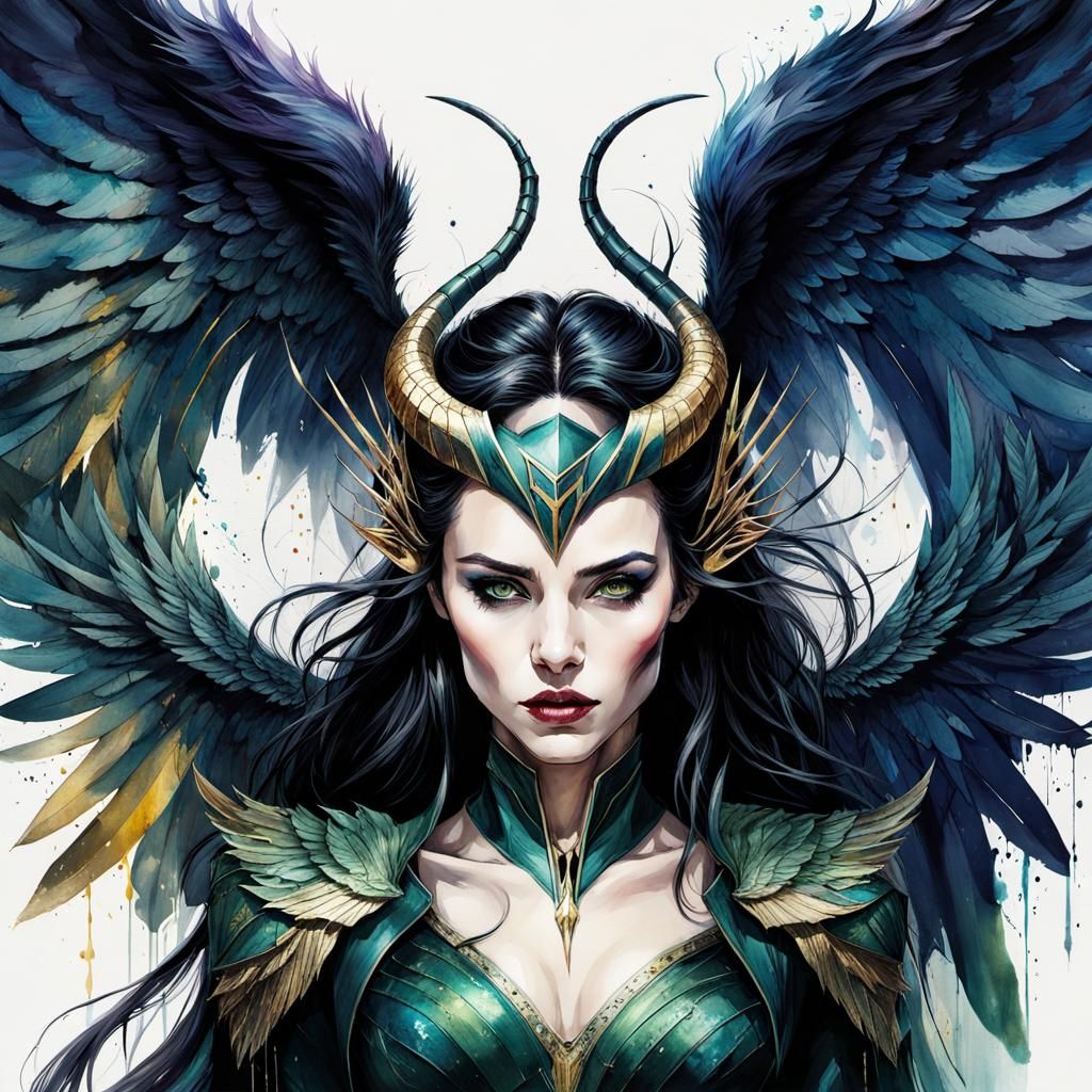 Malificent - AI Generated Artwork - NightCafe Creator