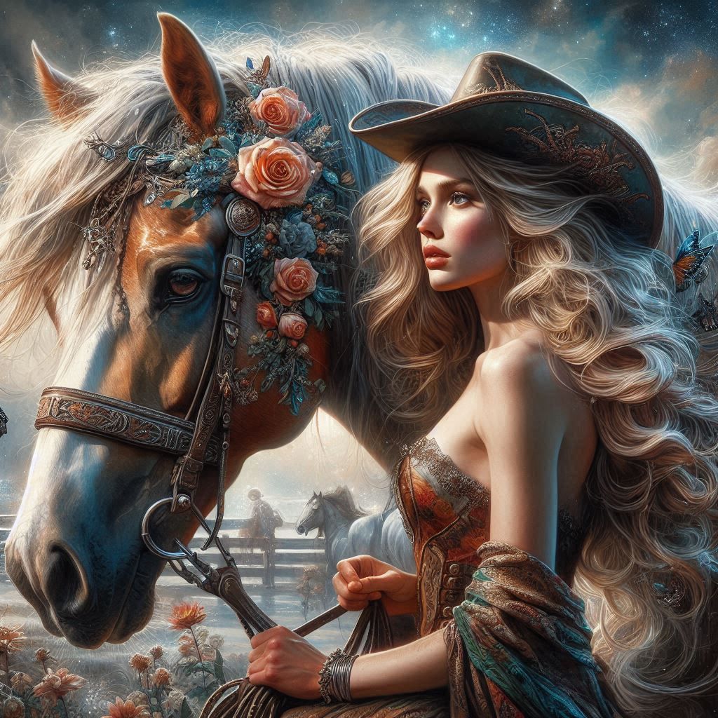 A Beautiful Cowgirl and her beautiful Stallion #8
