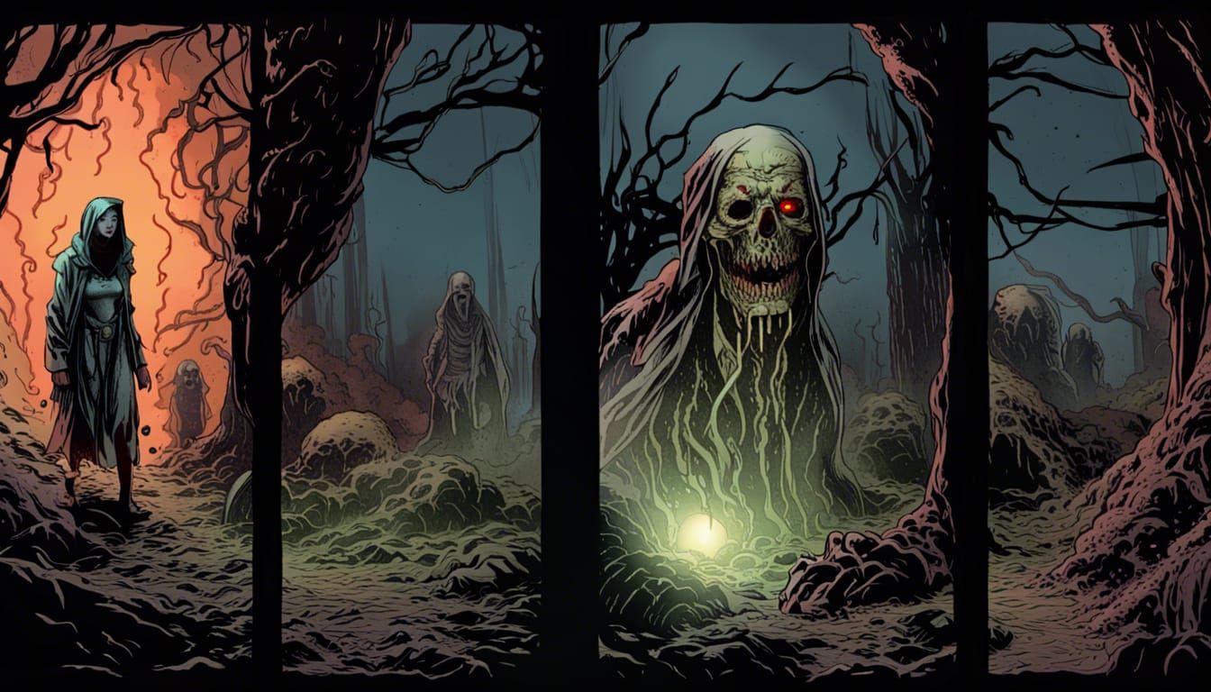 Comic Zombie  by @Rogue Bayman