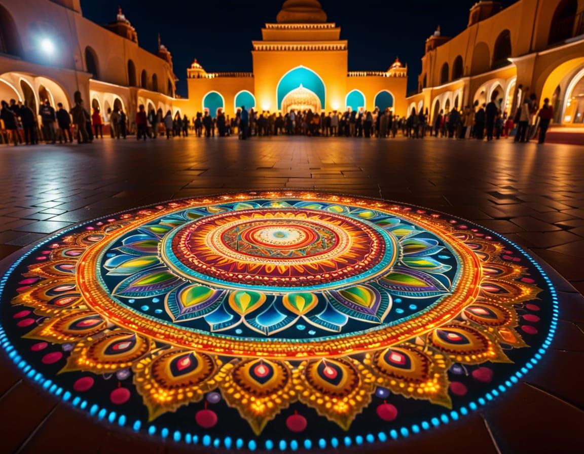 mandalas at night 