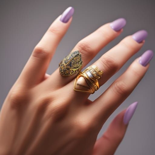 Lady Hand  by @PugArtsy