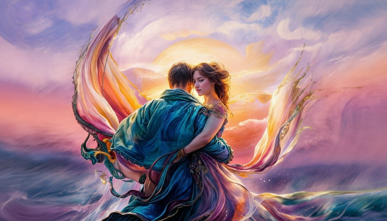 hyper réaliste, couple,