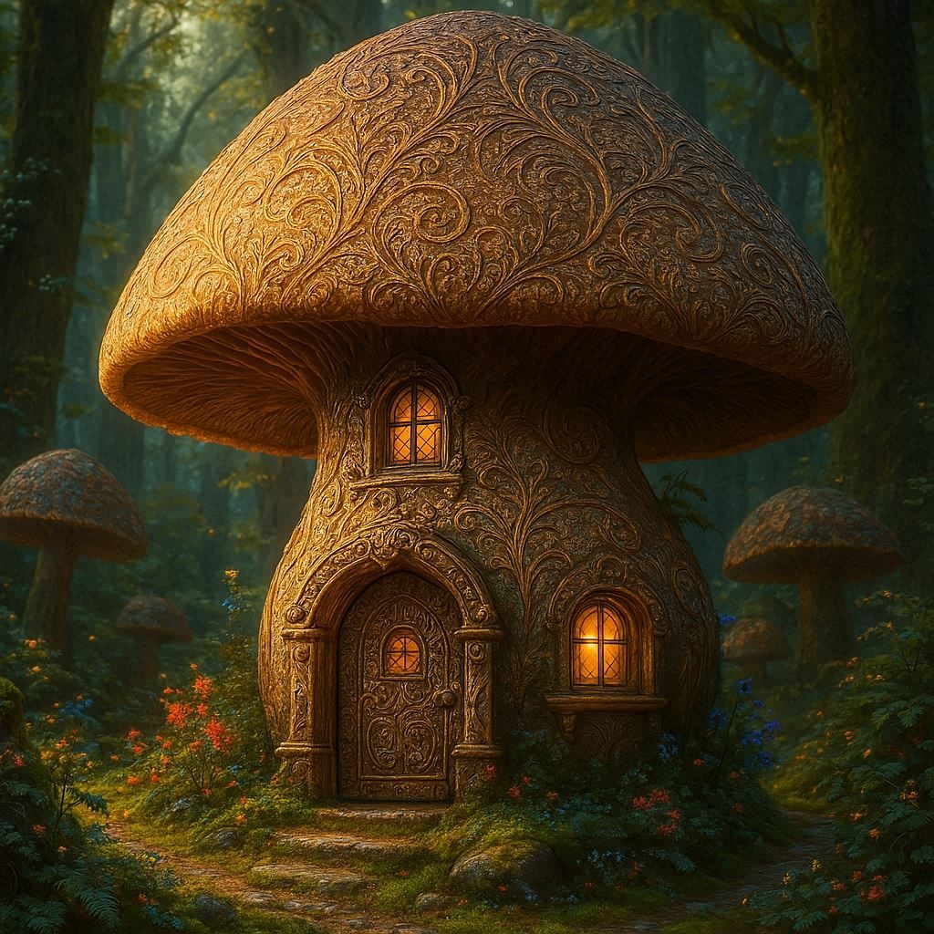 Mushroom house