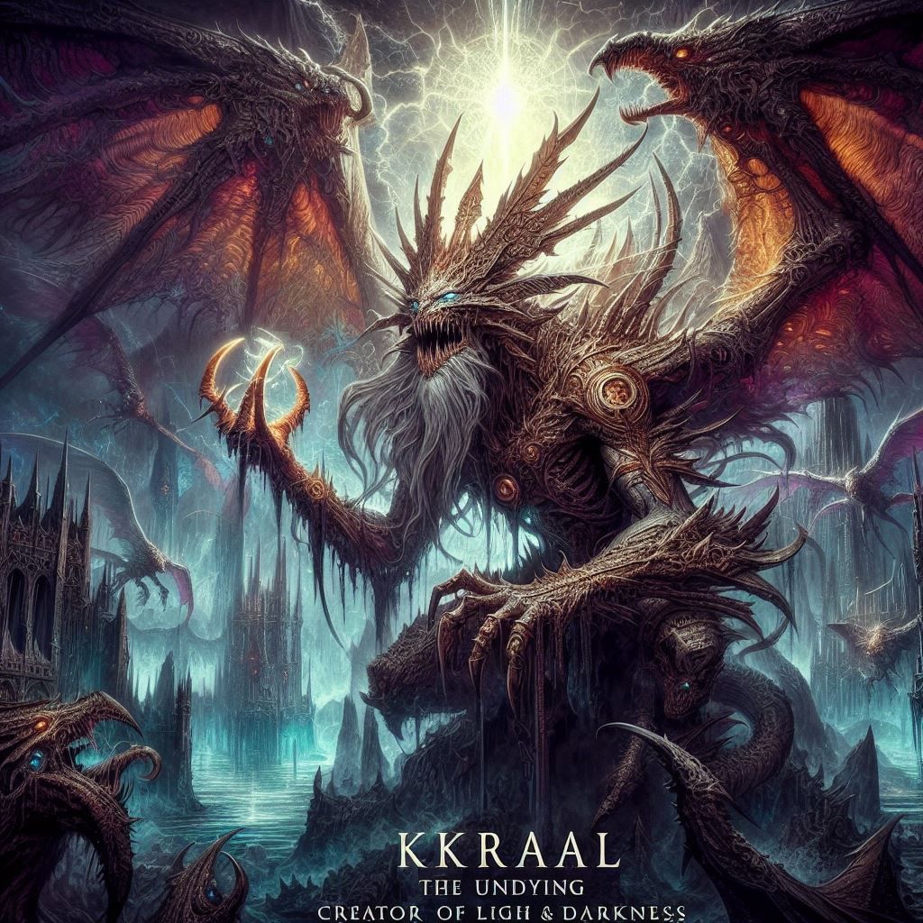 Kraal the undying, creator of Light and Darkness