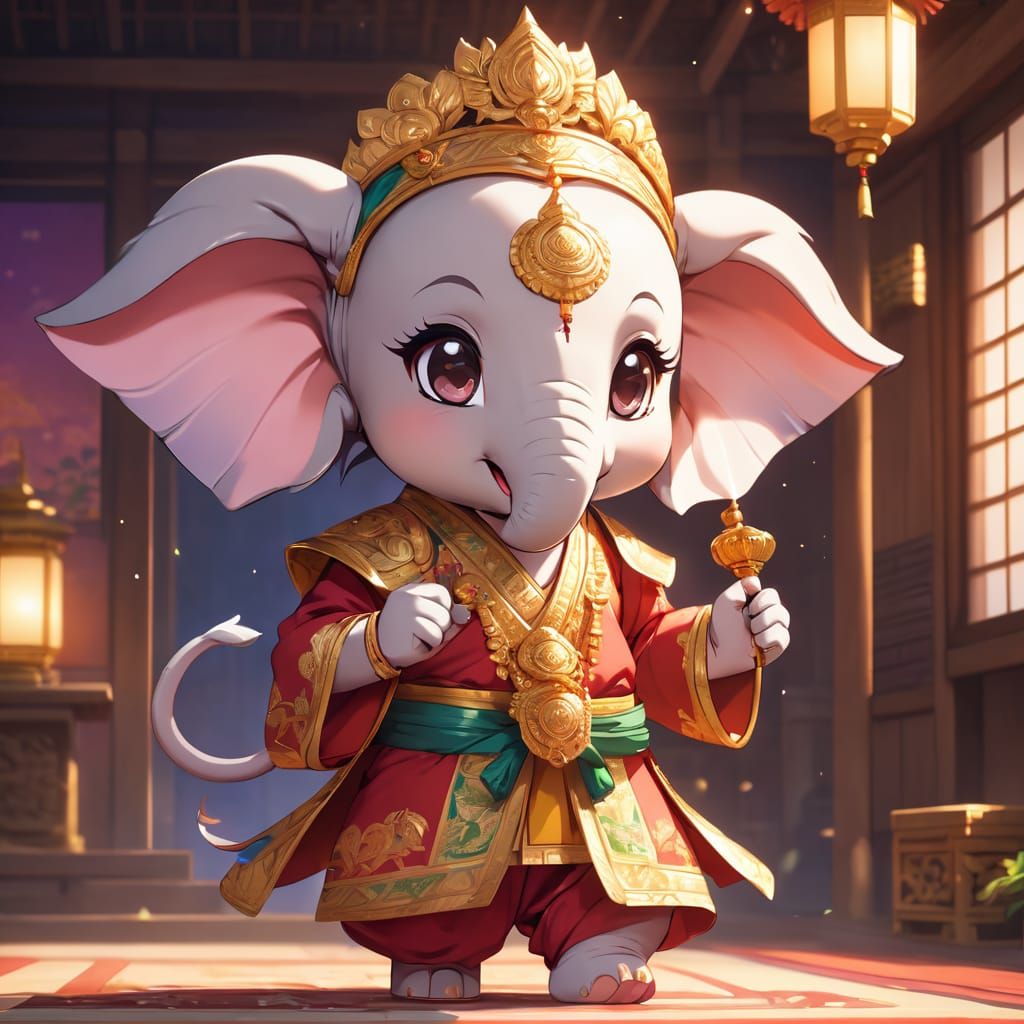 Cute Ganesha