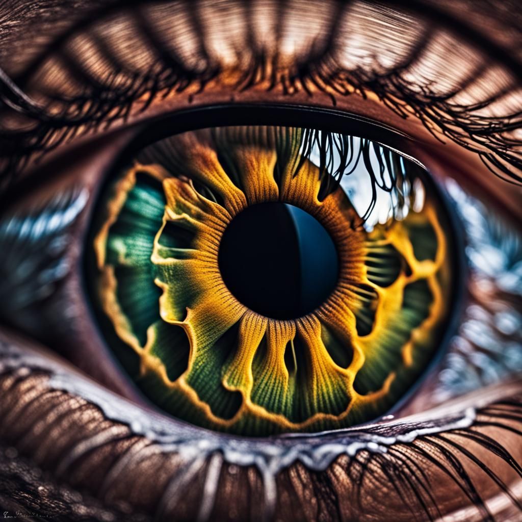 Kaleidoscopic eye… - AI Generated Artwork - NightCafe Creator