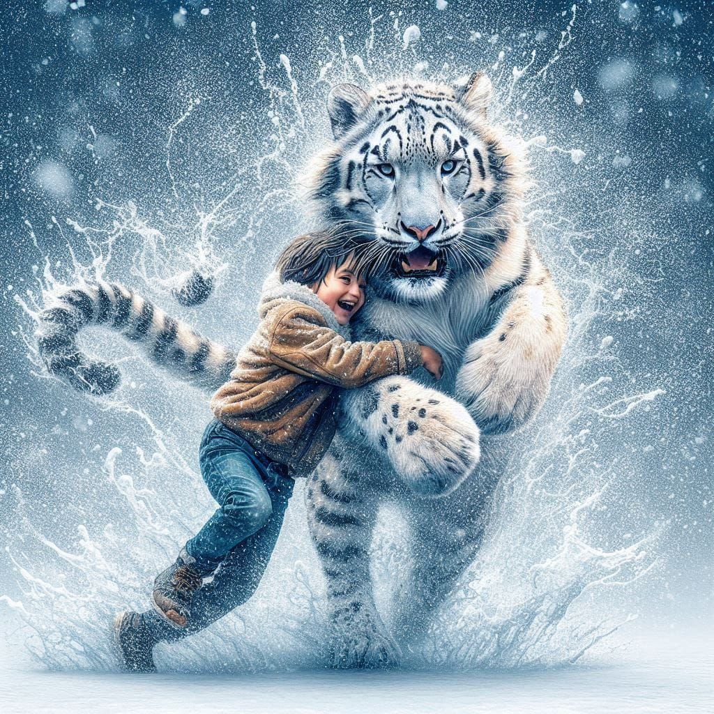 זהו סיפורם של נמר שלג וילד💙