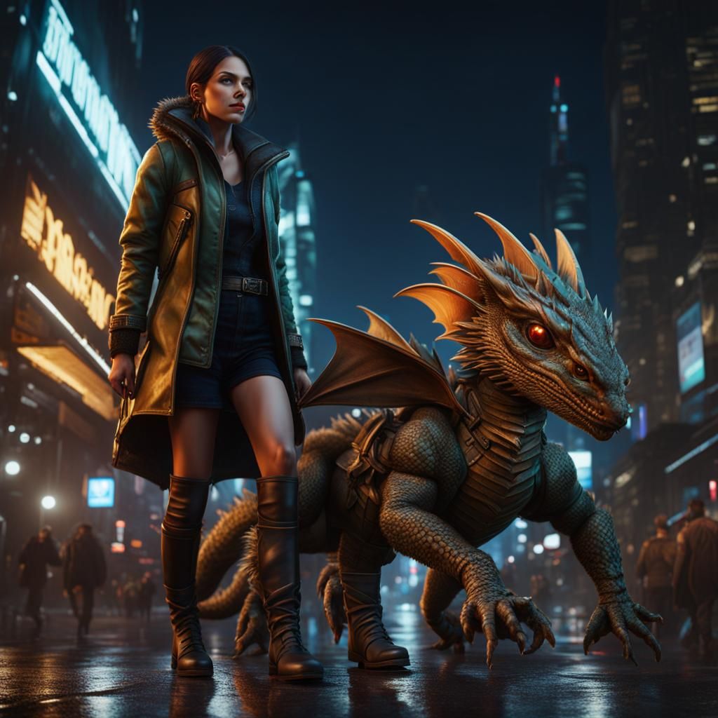 walking out my dragon