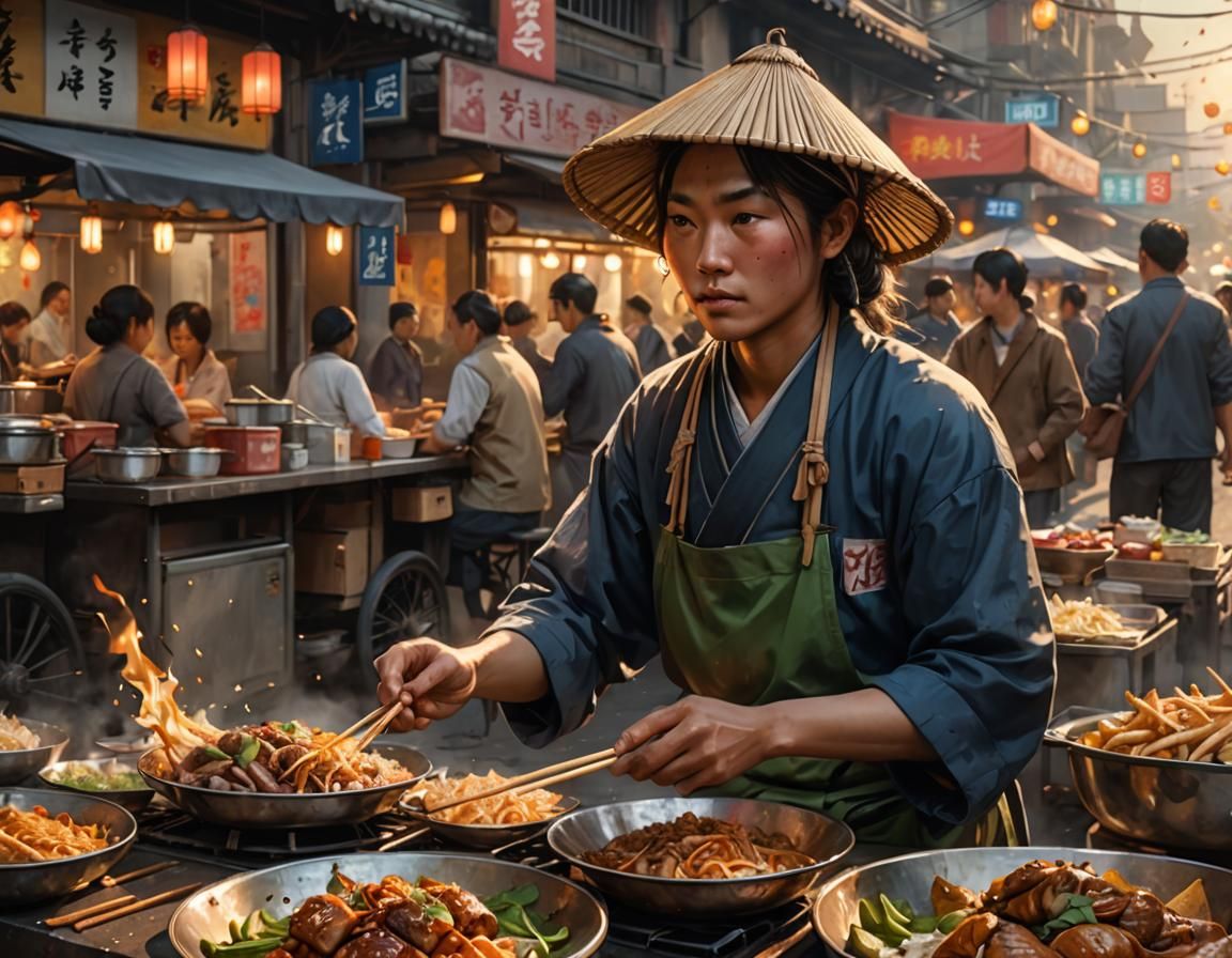 Street Food Vendor  by @Soft Soul