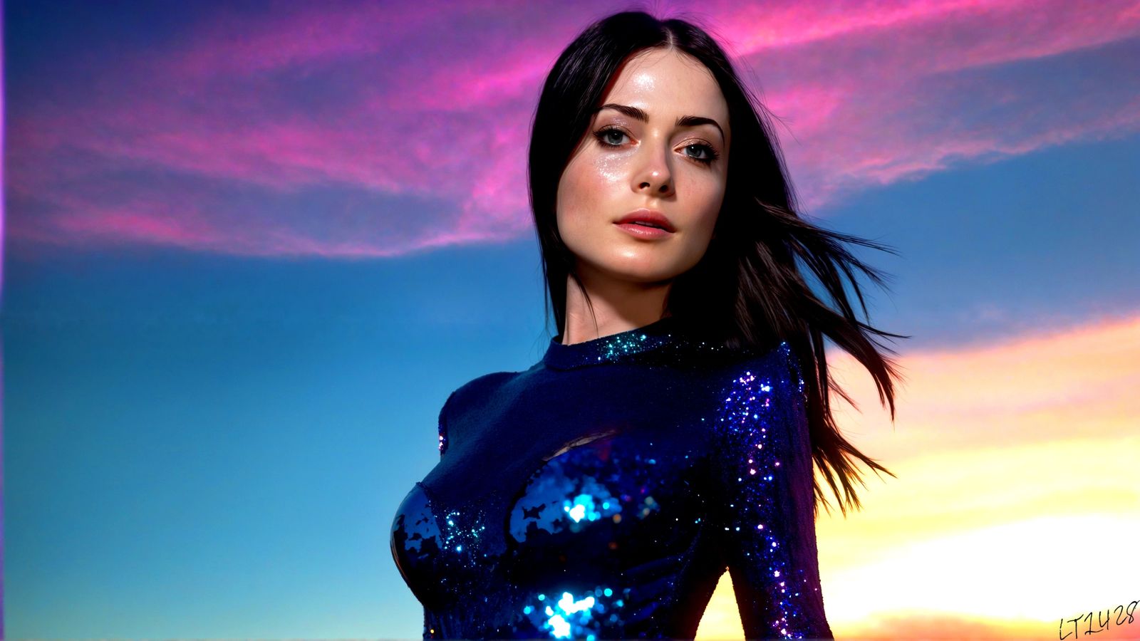 Megan Ravn - Glitter in the air series.