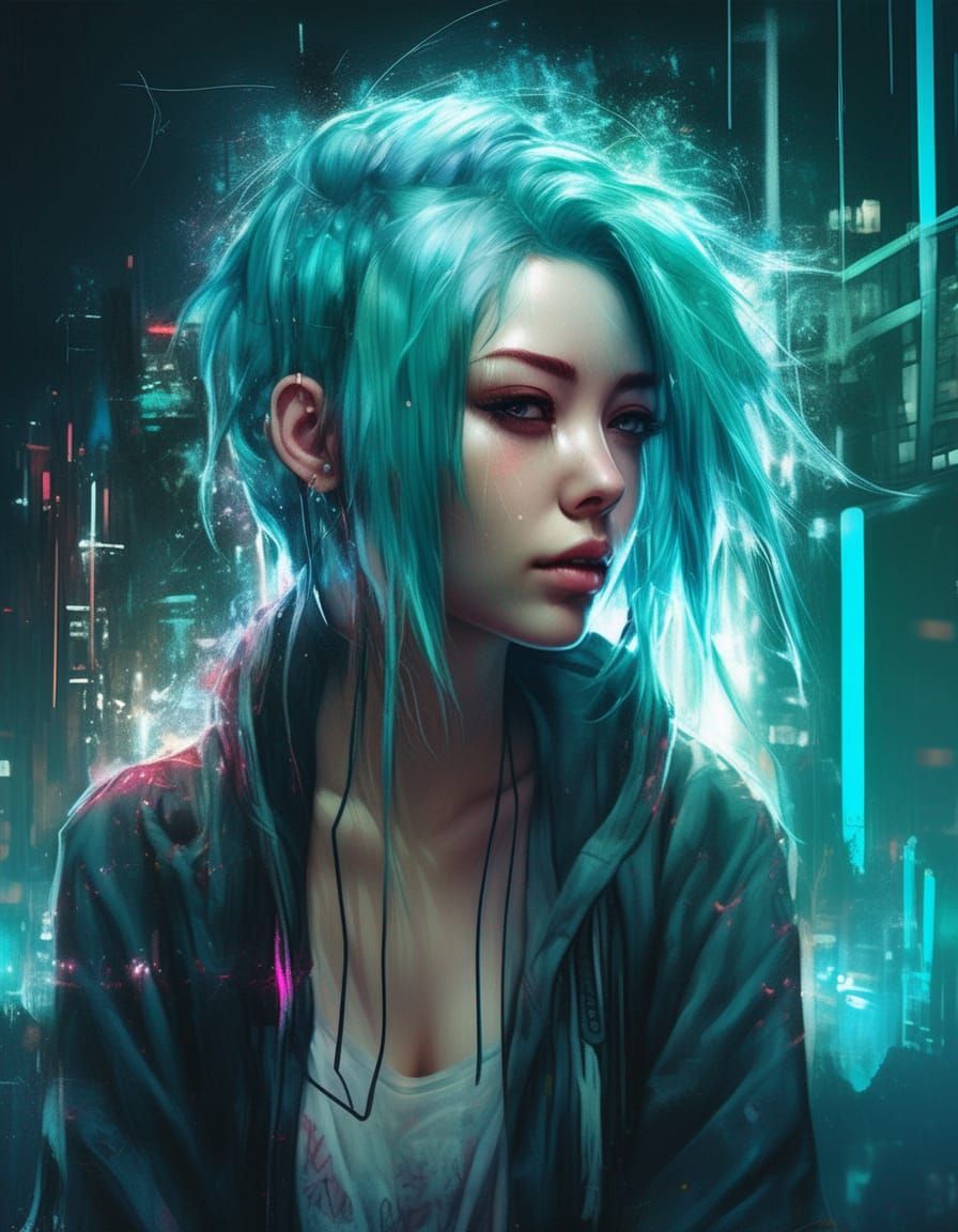 Cyberpunk Goddess - Collection  by @Skyeithse