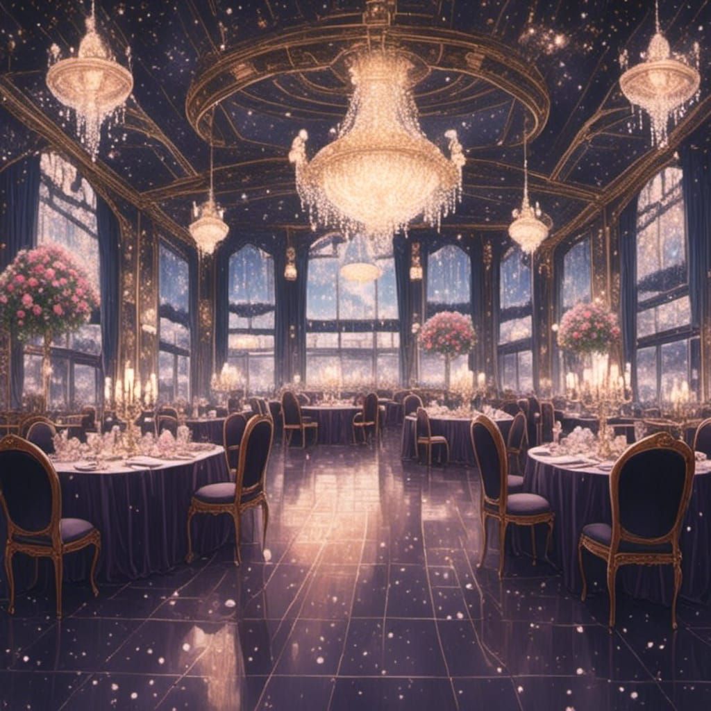 "Crystal Dreamscape Ballroom"  by @Mare Borrow 