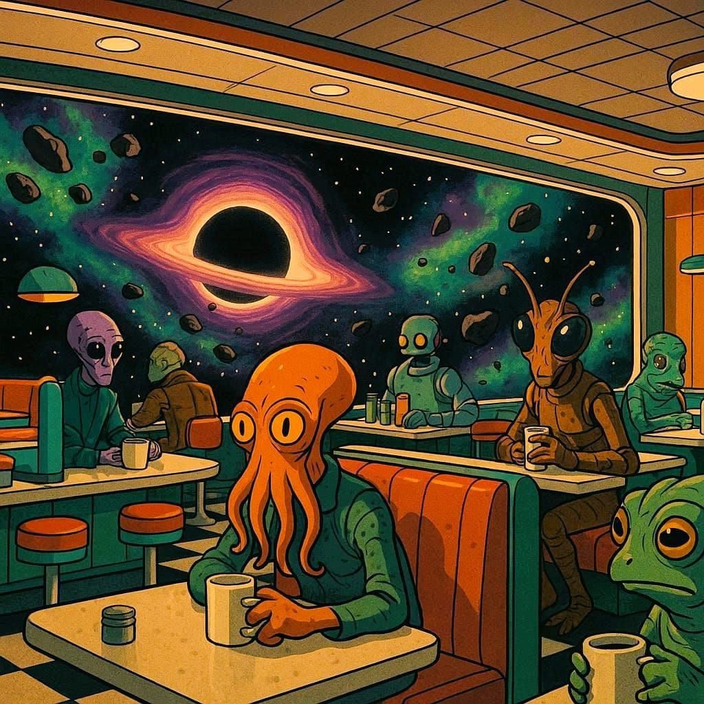 douglas adams - restaurant at the end of the universe