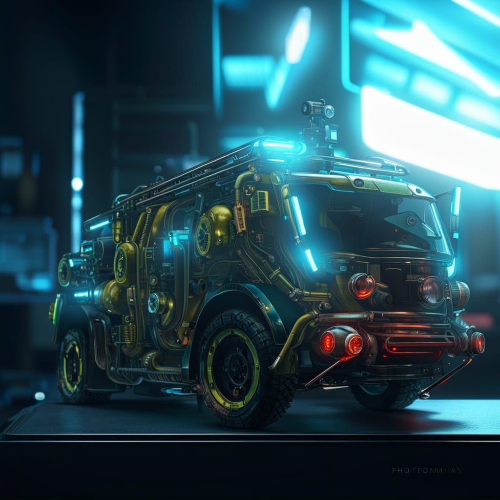 Steampunk truck