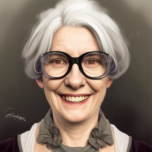 Old Lady #2 - AI Generated Artwork - NightCafe Creator