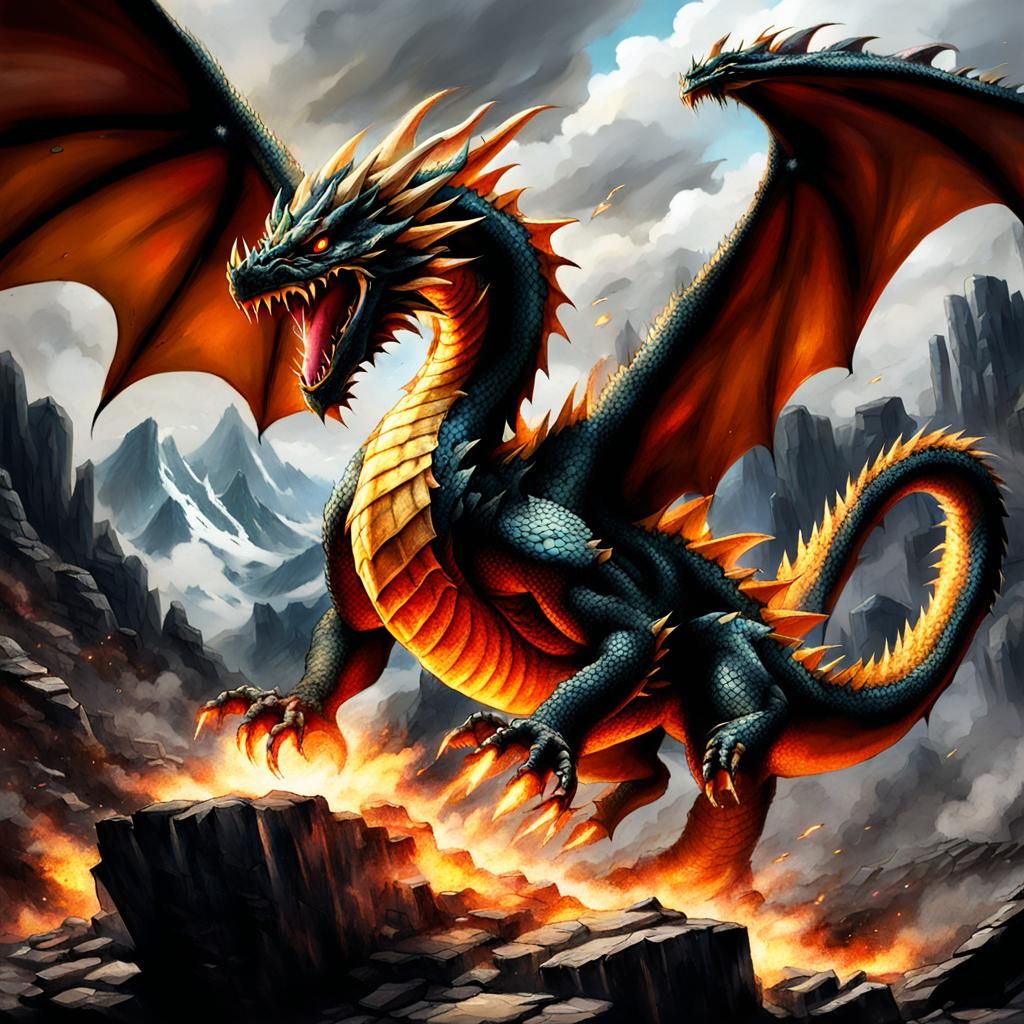 Explosion dragon
