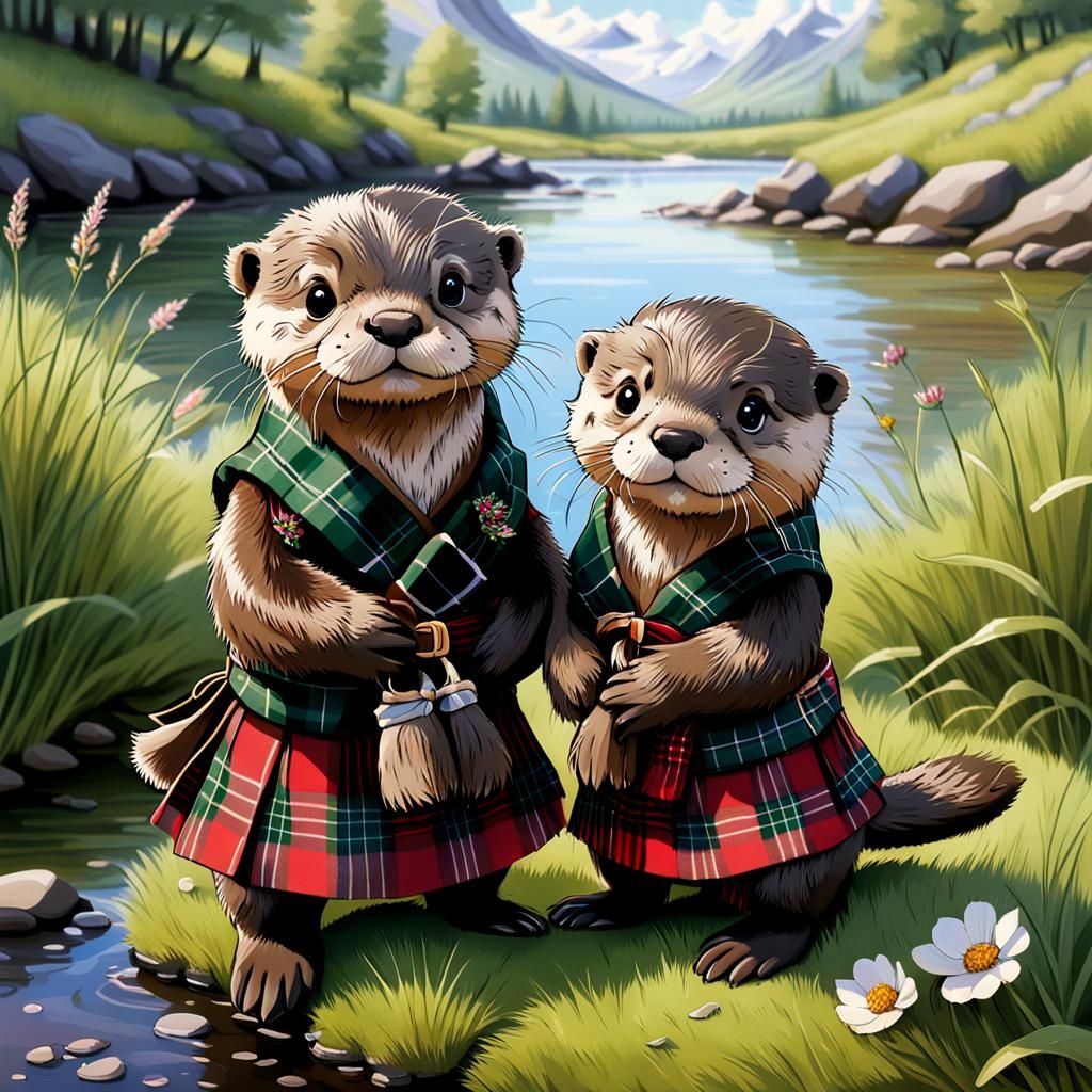 Scotch Otters  by @undefined