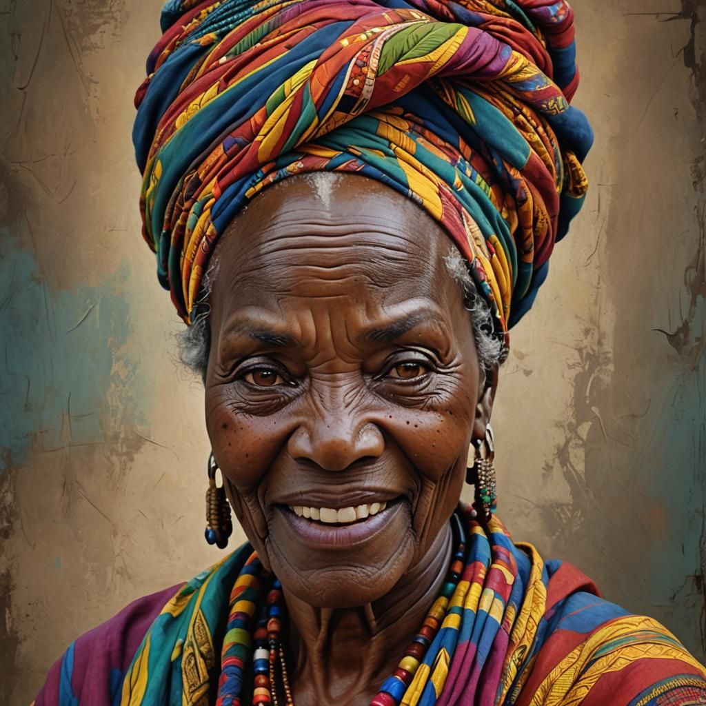 African grandma - AI Generated Artwork - NightCafe Creator