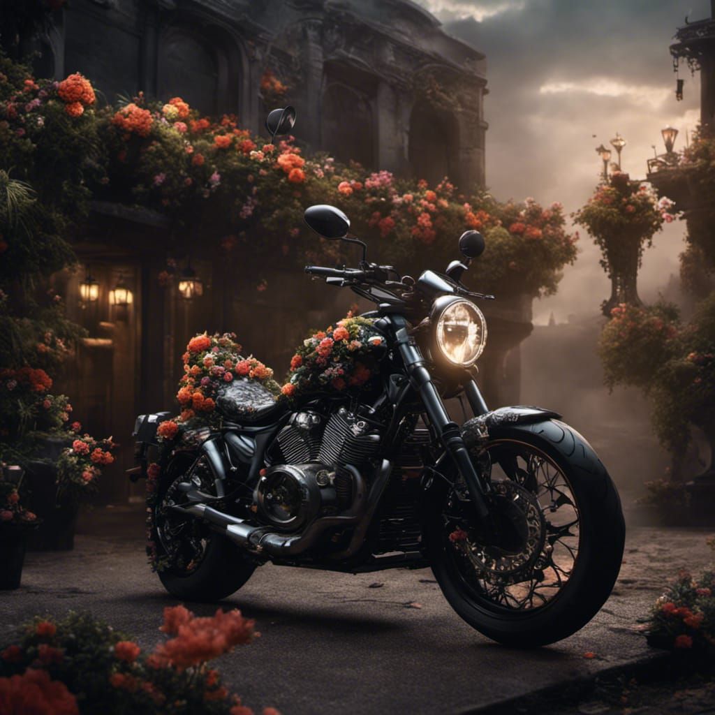 Flower Power Motorcycle