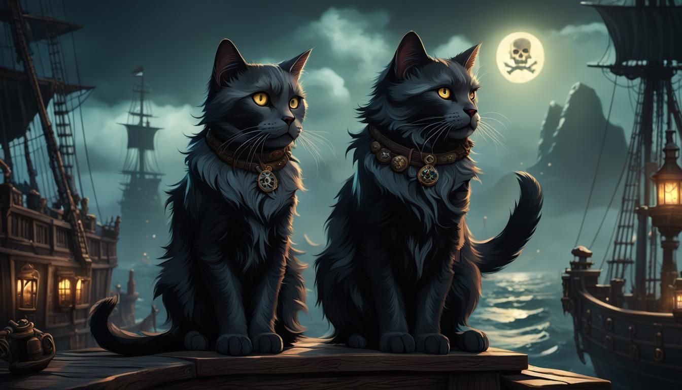 Black Paw the Pirate Cat