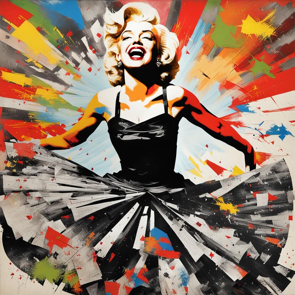 Pop Art Impression of Marilyn Monroe  by @Alyarie