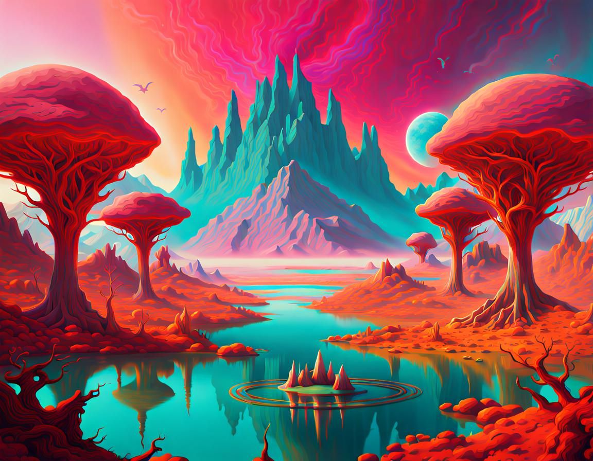 an alien landscape