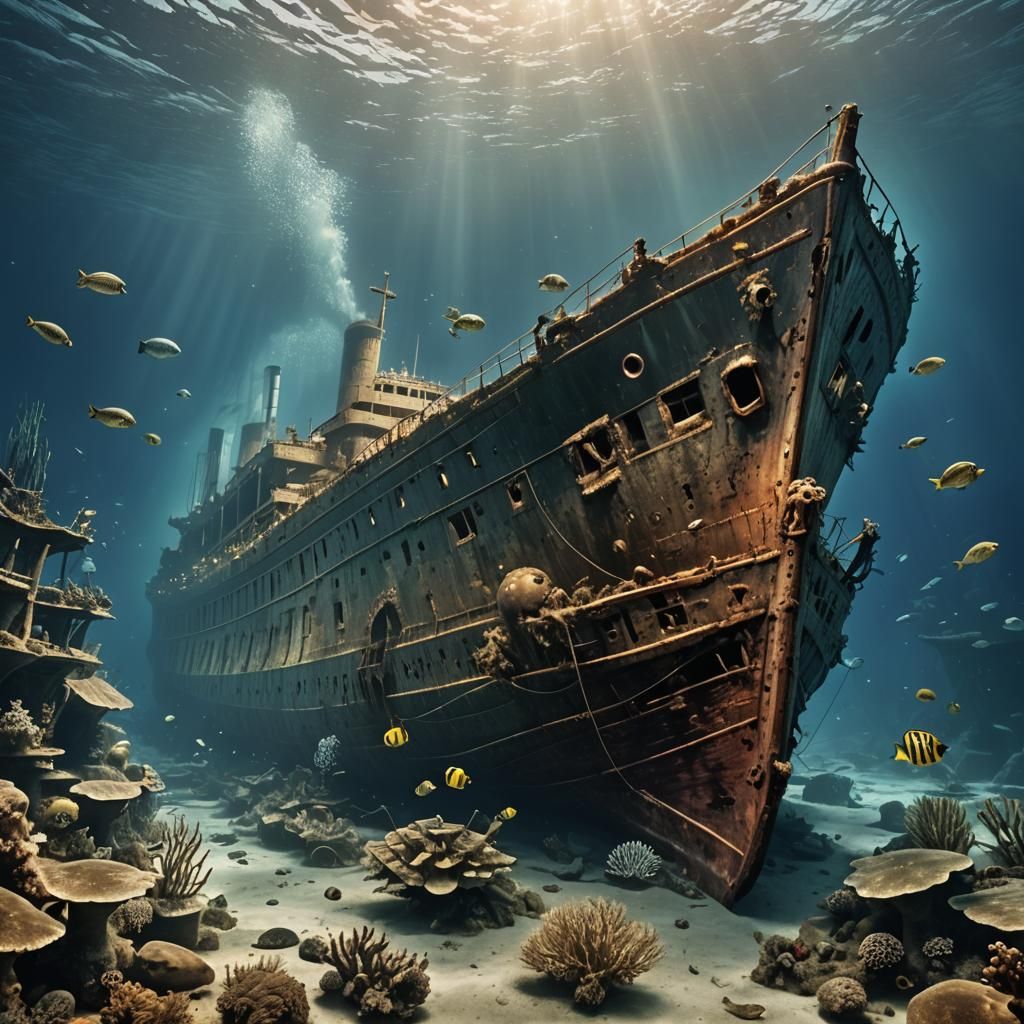 Living Shipwreck  by @CeronioArtistry