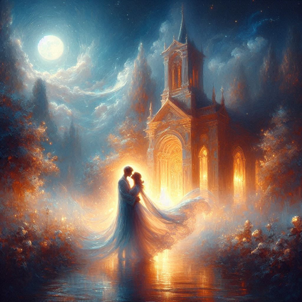 Eternal Embrace Beneath the Secret Chapel