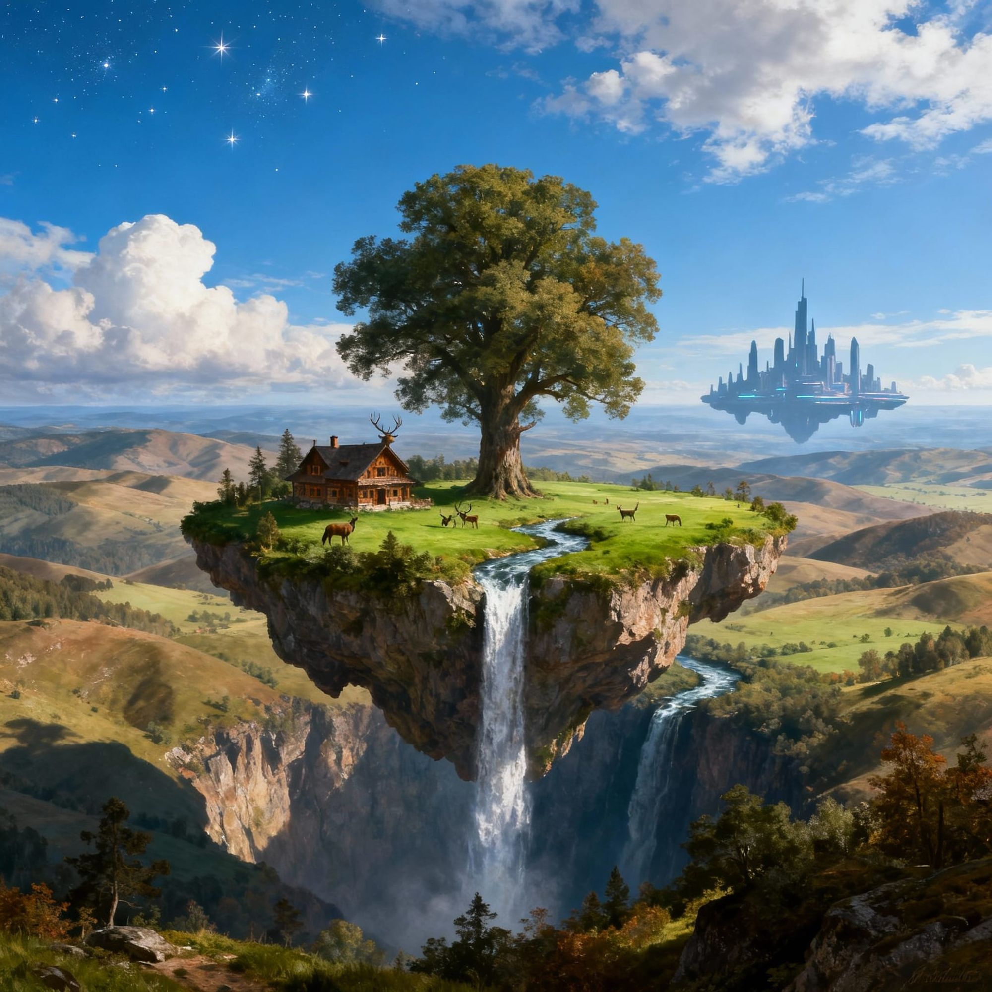 Floating island - just rising?