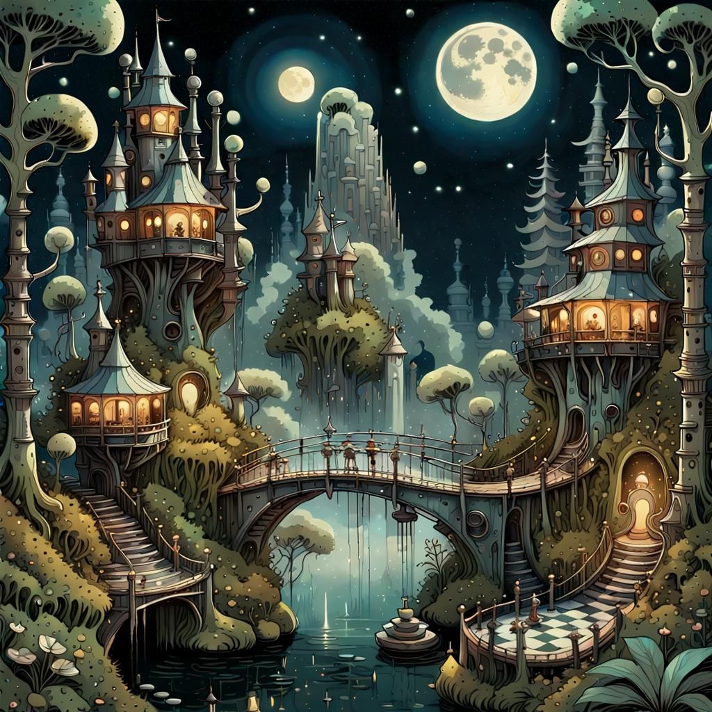Fantasy Landscape   by @Nikko P