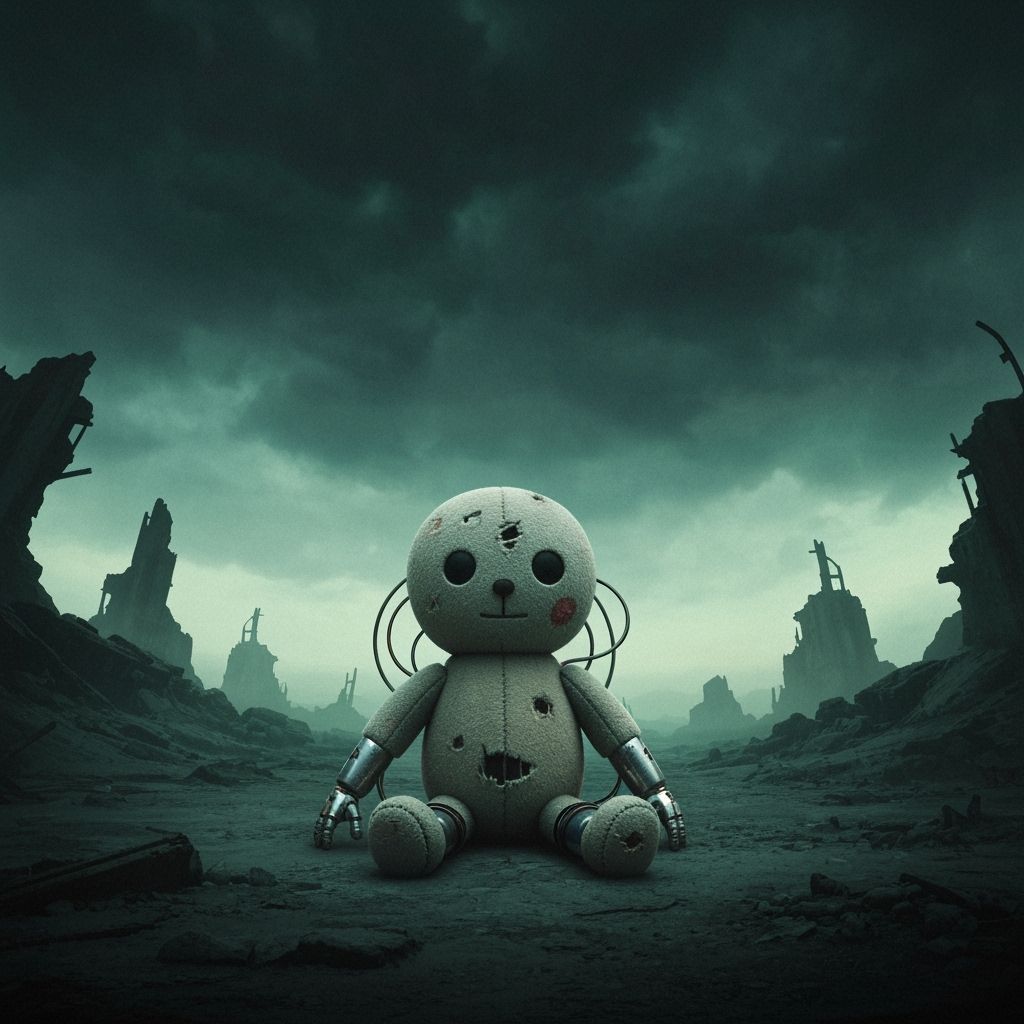 Worn Stuffed Toy in Radioactive Wasteland