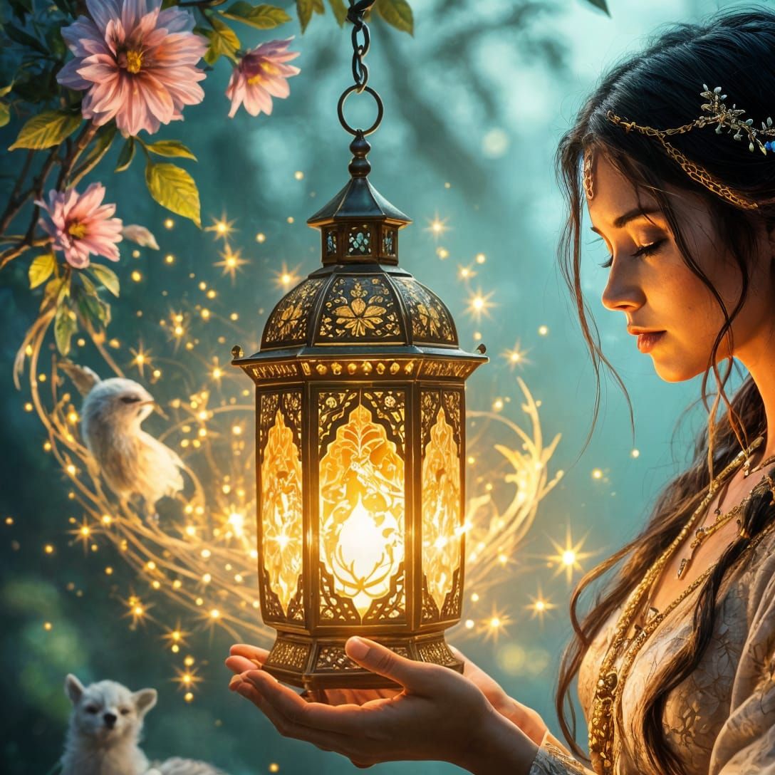 Magical Lantern  by @Juna