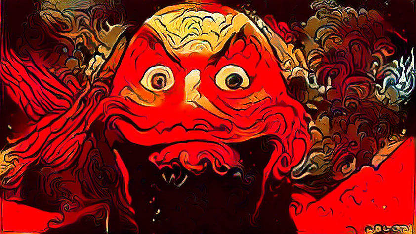 The Phoenix's Volcano (Mehndi design)