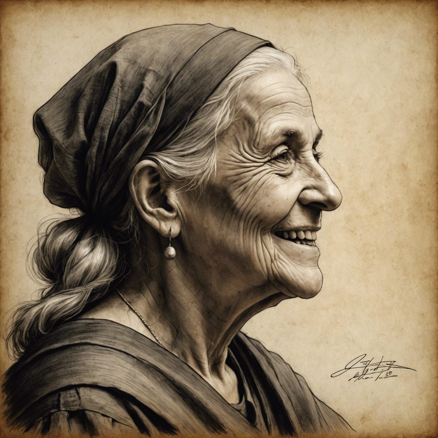 An old woman