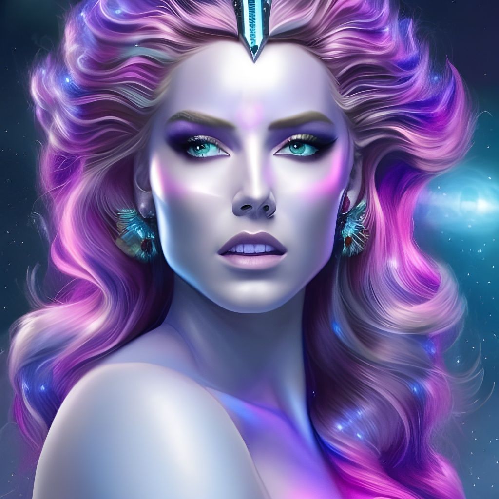 Galactic Goddess [Scarlett Luxe] (Ver 1) - AI Generated Artwork ...