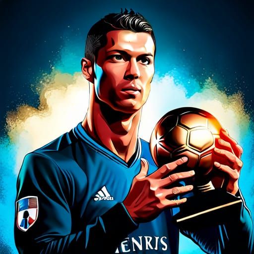 Cristiano Ronaldo - AI Generated Artwork - NightCafe Creator