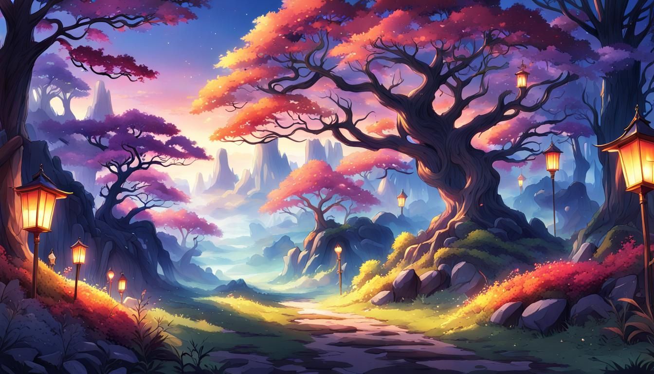 Faerie Landscape - AI Generated Artwork - NightCafe Creator