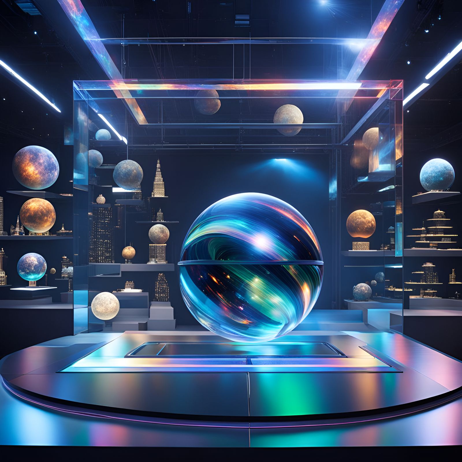 "Imagine a real hologram materializing before you, a three-dimensional projection suspended in space. ...  by @ArcturianPrince