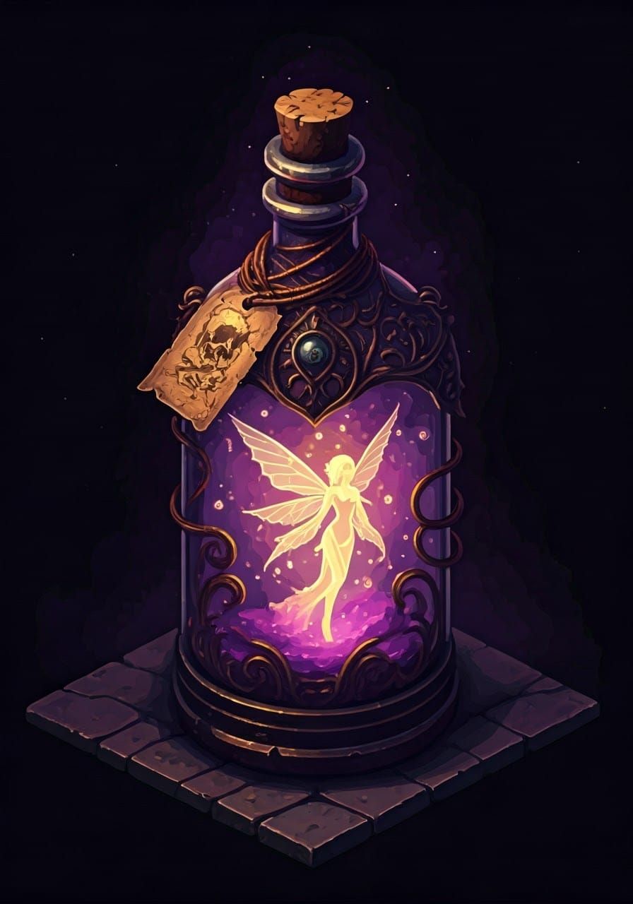 Fairy inside a potion