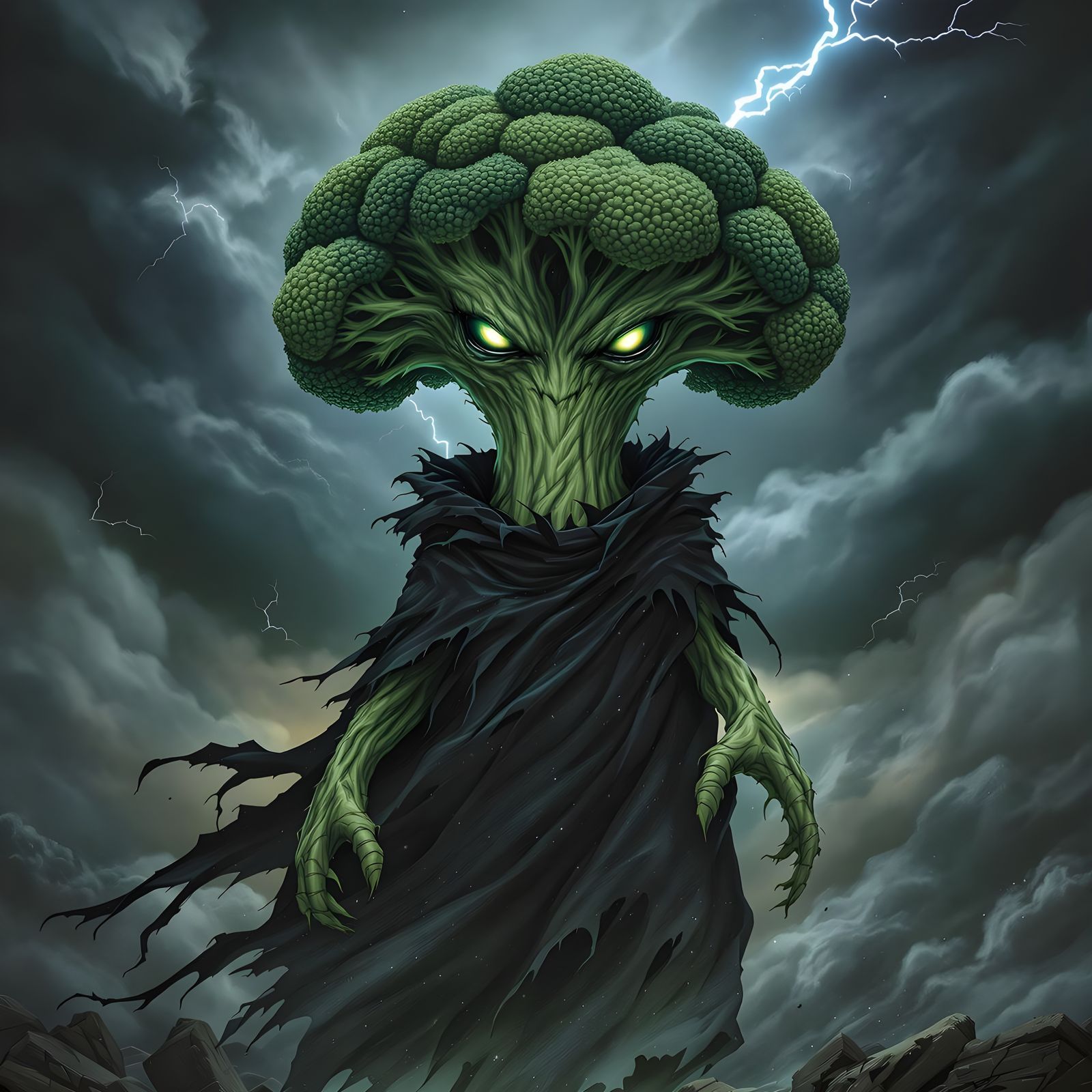 The Broccoli super villain  by @timvel