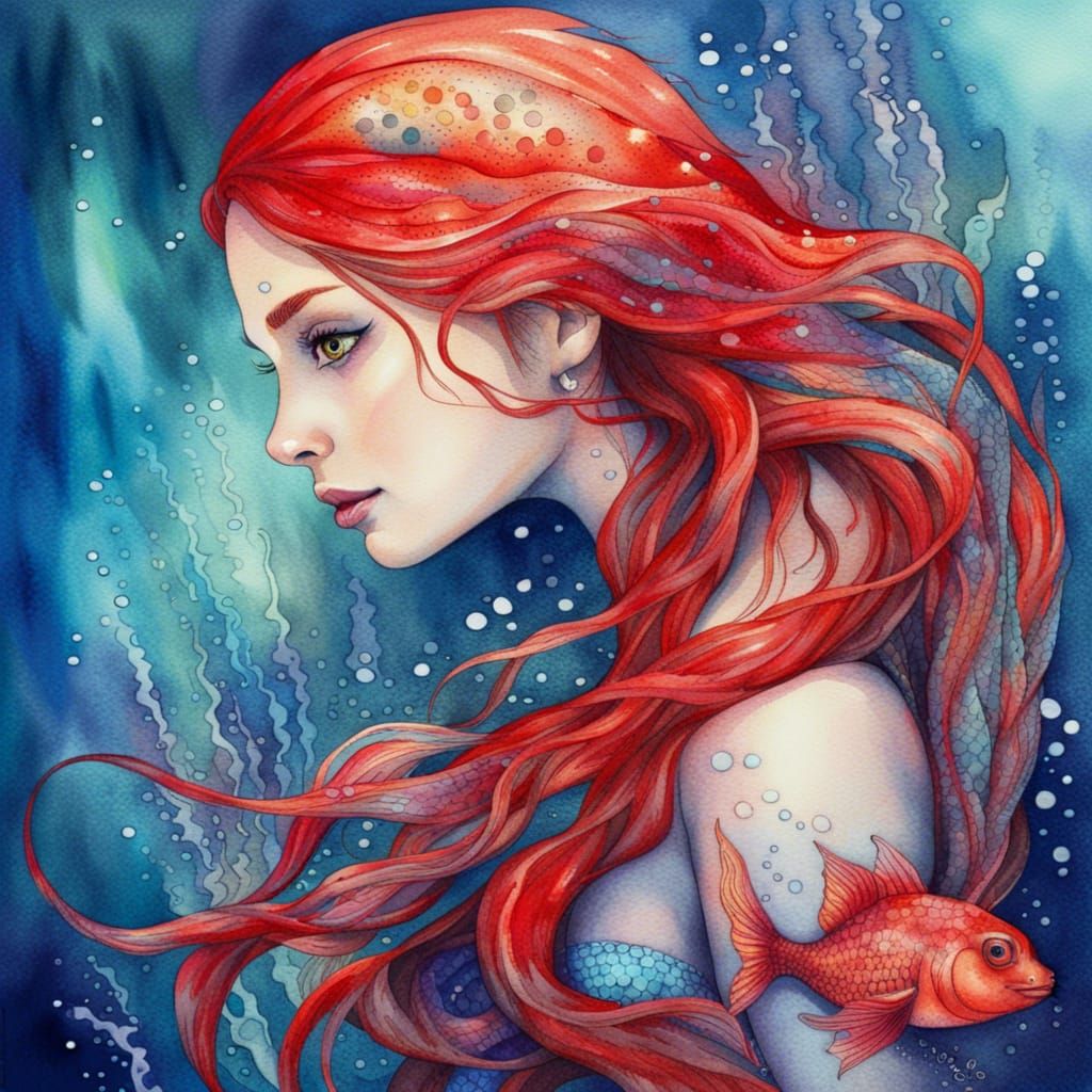 Watercolour Ariel 1